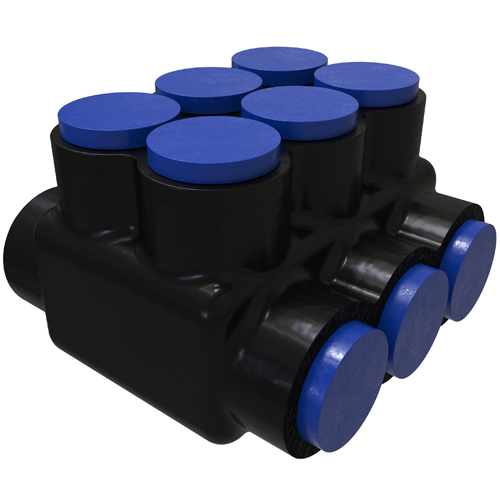 Product image for ILSCO PBT2-6-600-F INS (6) 600-4,35