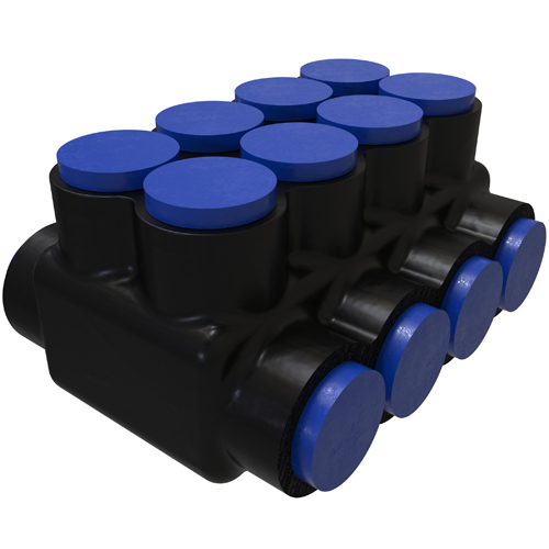 Product image for ILSCO PBT2-8-750-F INS (8) 750-4/0,