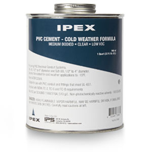 Product image for Ipex 078886 (CWC20) Cold Weather PVC Solvent Cement - Quart