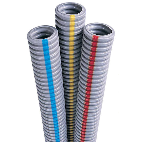 Product image for Ipex 012041 1" Kwikon® ENT Conduit w/ Blue Stripe, 100ft Coil