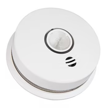 Product image for Kidde P4010LDCS-W (21027314) Wireless Smoke Alarm, 10yr Sealed Battery, Photelectric Sensing, Interconnects up to 24 Devices