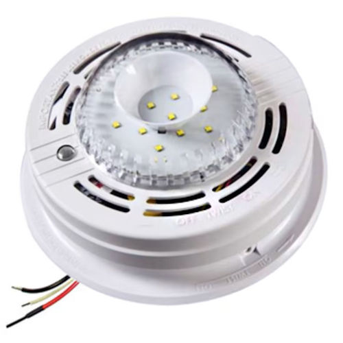 Product image for Kidde SL177i (SLED177i) 120VAC 60hz Wire-In LED Strobe Light, 96-132 VAC, 630mA Max Electrical Rating, Smoke/Heat/Carbon Monoxide Interconnectable