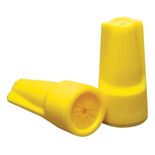 Product image for King 10444 DryConn® Yellow Direct Bury Wire Connectors