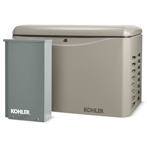 Product image for Kohler 20RCAL-200SELS 1-Phase 120/240V 20kW Generator, Aluminum Enclosure w/ 200A SE & Load Management