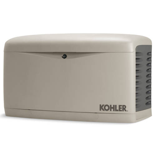Kohler 20RESC-QS10\15 1-Phase 120/240V 20kW Generator, Composite Enclosure, Low Fuel Press - 3.5 WC
