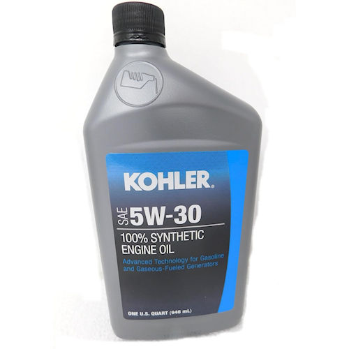 Product image for Kohler GM103159 5W-30 100% Synthetic Oil, Quart Bottle