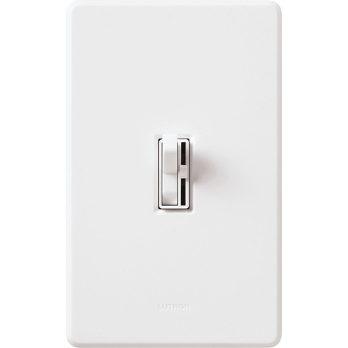 Product image for Lutron AYLV-600P-WH 120 VAC 600 VA White 1-Pole Magnetic Low Voltage Preset Dimmer