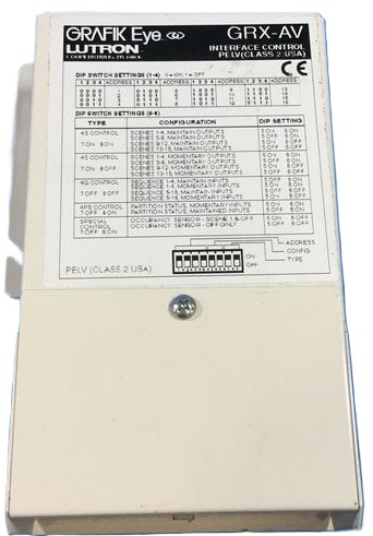 Product image for LUT GRX-AV AUX CONTROL