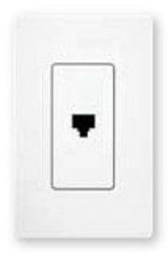 Product image for Lutron Electronics LT-PJH-SS Sand Stone 6-Conductor Telephone Jack