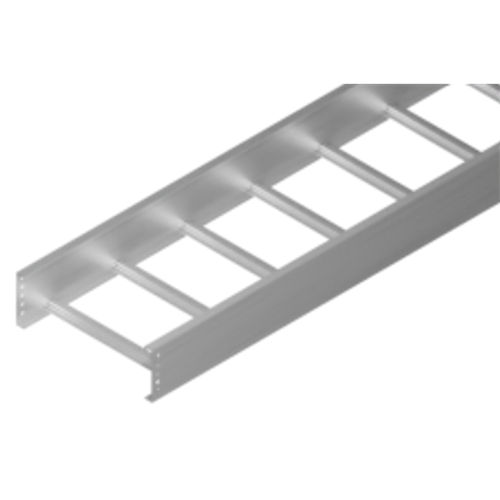 Product image for MP Husky A9MB1-24-144 Aluminum Ladder Cable Tray Straight Section, Flange-In, 9" Rung Spacing, 24" Width, 6" Depth, 144" Length