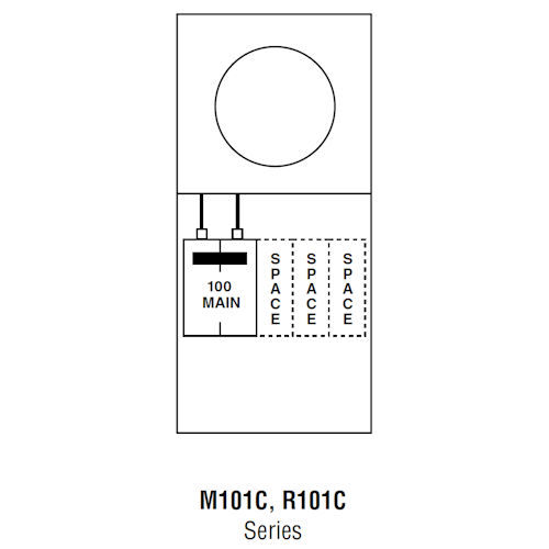 Midwest R101C Metered Service Equipment, Ringless, 100A 120/240V, 3 ...
