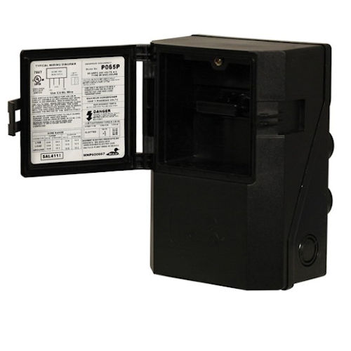 Product image for Midwest P065P Non-Metallic Non-Fusible AC Disconnect, 60A 120/240V 10hp, 6" x 8" Cabinet Size