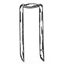 Product image for Viking LL-100-P1 (C703501) Long Leg Nob-Staples® NM Cable Staple, Steel, 2 & # Conductor, (100/Box)