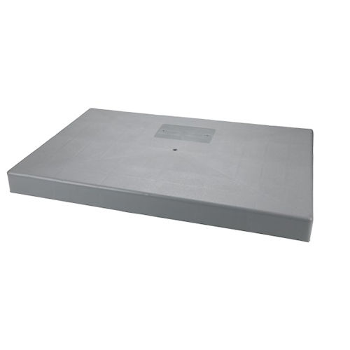 Product image for Morris EL2436-3 E-Lite® 24" x 36" x 3" Plastic Equipment Pad, Gray