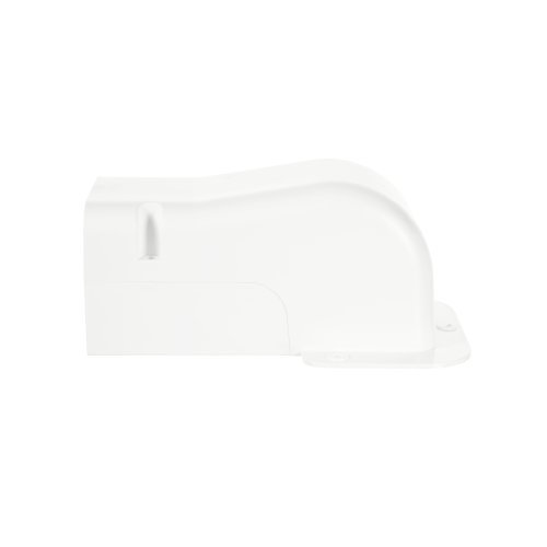 Product image for Morris 230-WC3W SpeediChannel™ 3" Line Set Cover Channel Wall Penetraton Cover, White