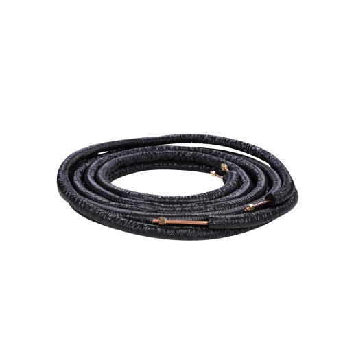 Product image for Morris D406K0500B3B6 Mini-Split Line Set, 1/2" Tear Resistant Insulation, 3/8" Suction Line, 1/4" Liquid Line, 50ft