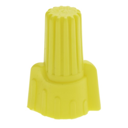 Product image for NSI WWC-Y-C 18 to 10 AWG Yellow Thermoplastic Standard Winged Grounding Wire Connector