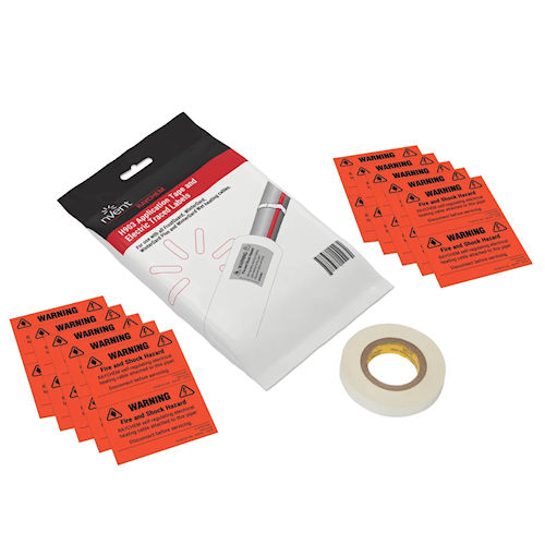 Product image for Raychem H903 WinterGard Warning Label and Tape Kit