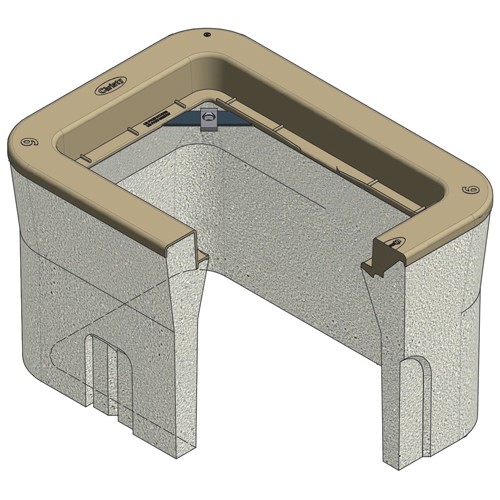 Oldcastle Precast, Inc 1000040 Direct Burial Enclosure Box World