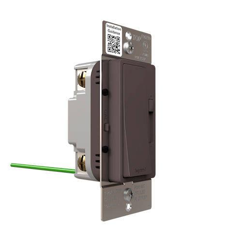 Product image for Pass & Seymour RHL153P 1P/3W Preset radiant® LED Advanced Wall Dimmer, 150W LED, 120VAC, 60Hz, Brown (Wall Plate not included)