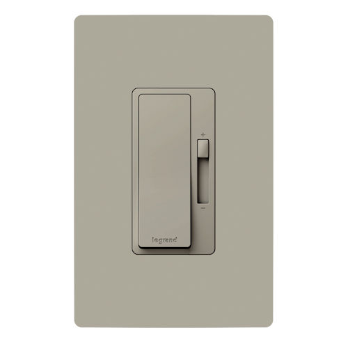 Product image for Pass & Seymour RHL153PNI 1P/3W Preset radiant® LED Advanced Wall Dimmer, 150W LED, 120VAC, 60Hz, Nickel (Wall Plate not included)