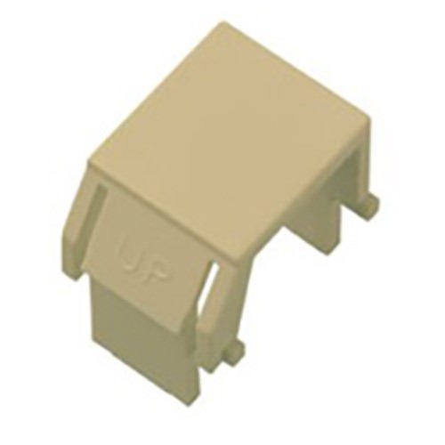 Product image for On-Q WP3455-IV Ivory Plastic Blank Keystone Insert