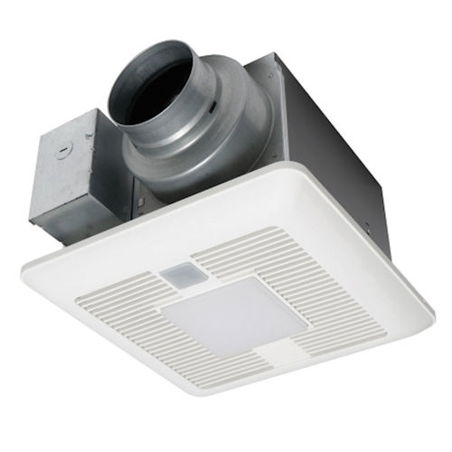 Panasonic FV-0511VQCL1 WhisperSense® DC Fan/LED Light, Pick-A-Flow® Speed Selector, 50/80/110 CFM Product image for Panasonic FV-0511VQCL1 WhisperSense® DC Fan/LED Light, Pick-A-Flow® Speed Selector, 50/80/110 CFM