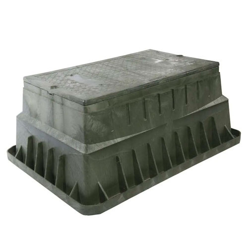 Product image for Pencell PE30HDH005P3 Underground Enclosure Assembly w/ HBB-Electric Warning