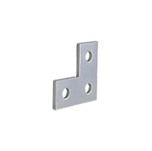 Product image for PHOSUP F50-0000S4 FLAT FITTING CORNER PLATE 3 HOLE SS304 SS304