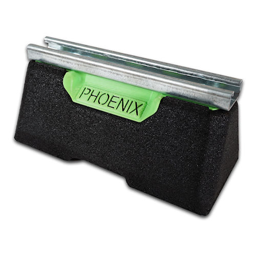 Product image for Phoenix RSB-1081PG Rooftop Support Block w/ 13/16" Channel, 14ga Pre-Galvanized Steel, 10" Strut Length, 1000lb Load Capacity