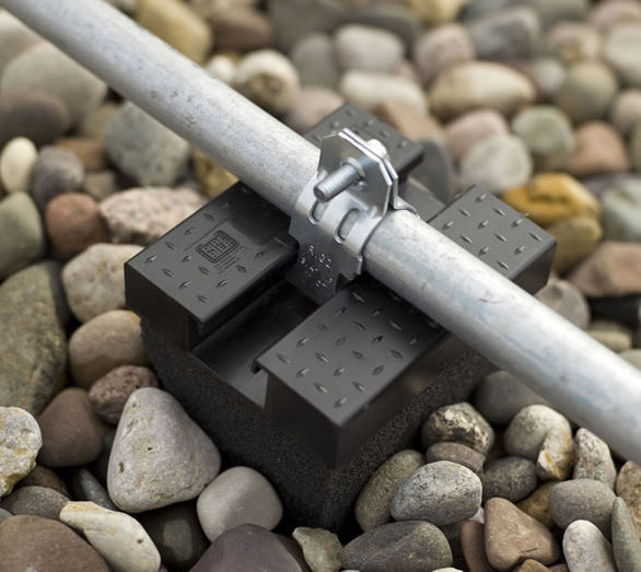 Pipe Pier® Elite PP30ELH4 Roof Pipe/Conduit Support Block, 4" x 4" x 5