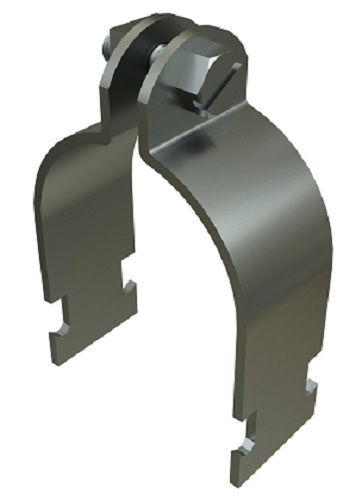 Power-Strut PS1100-1-EG 1" Pipe / Rigid Steel Conduit Clamp, Steel, Electrogalvanized