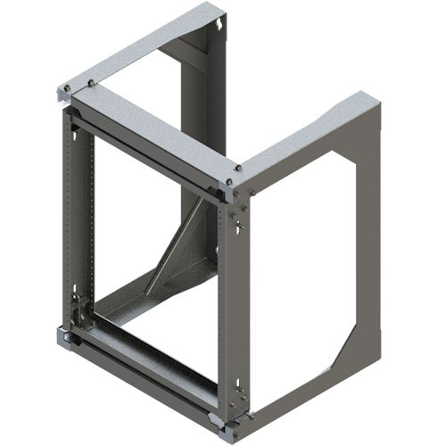 Product image for RXL-4750-BK1818 Black, Swing Rack, 19" EIA Rack Mount, Removable/Swinging Rack Frame, 16" (18U) Usable Depth