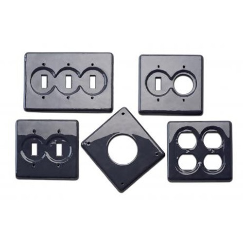 Product image for Plasti-Bond PBDS23G 1-Gang Surface/Flush Mount 40 Mil Gray PVC Coated Ferrous Metal Cast Device Box Cover