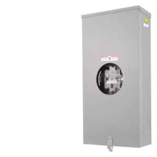 Product image for Siemens 47704-02 600 VAC 320 Amp 1-Phase 3-Wire 4-Jaw 1-Position Lever Bypass Ringless Meter Mounting Equipment