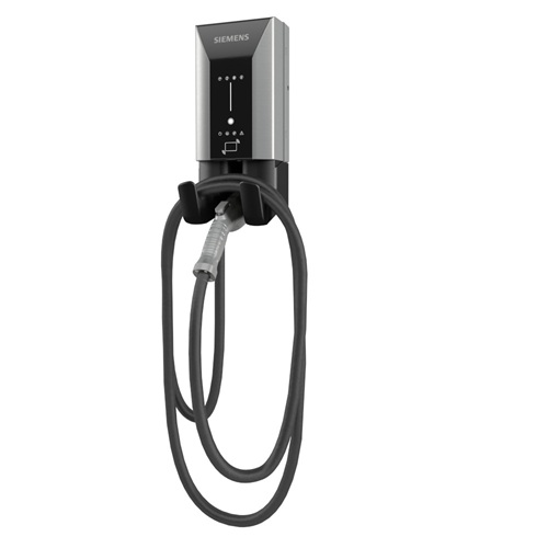 Product image for Siemens 8EM1310-5CF14-1GA2 VersiCharge Commercial Parent 48 Amp 11.5KW EV Charger with Wi-Fi and RFID Level 2