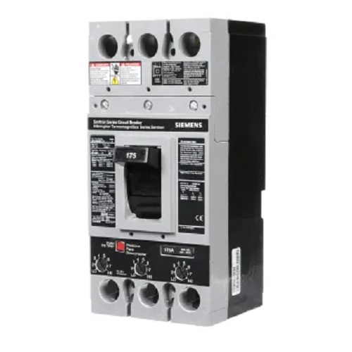 Product image for Siemens HFXD63B175 Molded Case Circuit Breaker, Thermal Magnetic Trip Unit, 175A, 3 Pole, No Lugs