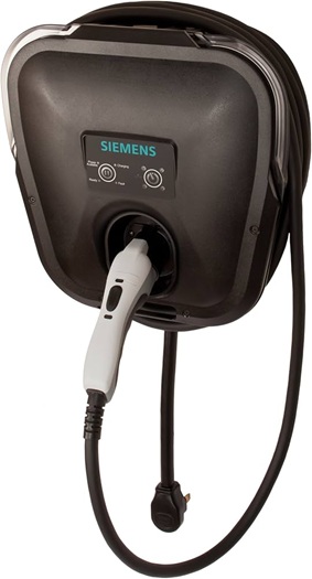 Product image for Siemens VC30BLKR 30 Amp Versicharge Electric Vehicle Charger Level 2