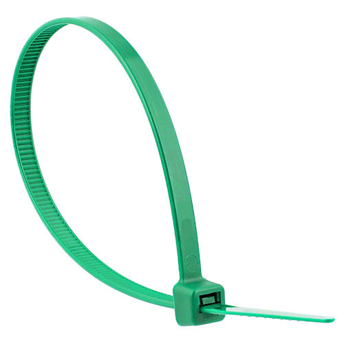 Product image for Southwire BL11S5-M 11.1" Green Cable Tie, Indoor, 50lb Tensile Strength (1000/Bag)