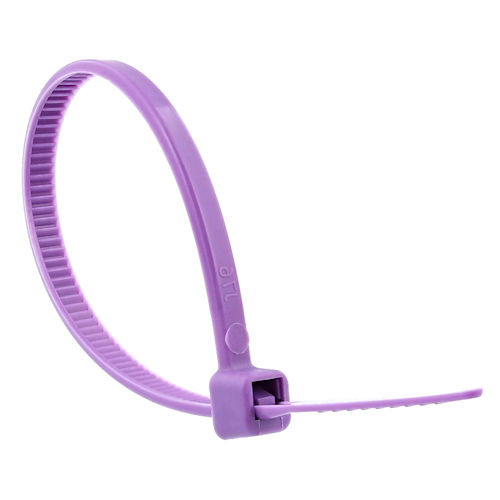 Product image for Southwire BL14S7-M 14.6" Purple Cable Tie, Indoor, 50lb Tensile Strength (1000/Bag)