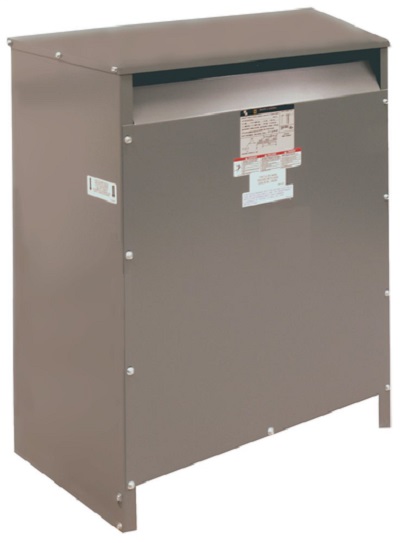 Square D 15T145HDIT 15 kVa 460 VAC Delta Primary 460 Star/265 VAC Secondary Dry Type Drive Isolation Transformer