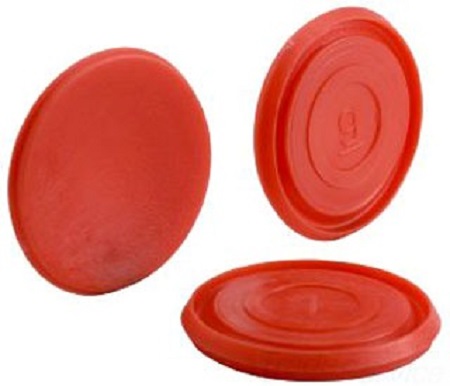 Product image for Square D 9001T8RD 30 mm Red Round Push Button Color Insert