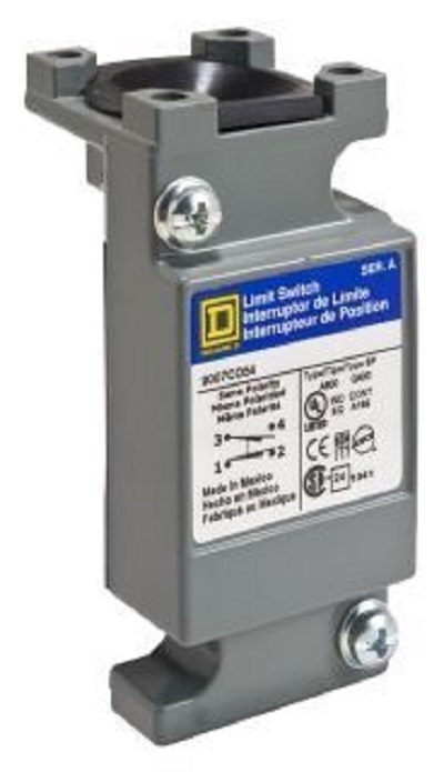 Product image for TES 9007CO62B2 600 VAC 10 Amp 2NO 2NC Rotary Lever Arm Plug-In Heavy Duty Limit Switch
