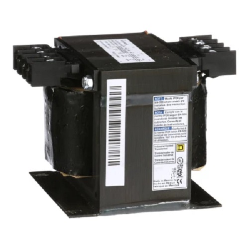 Product image for Square D 9070T500D12 500 VA 480 VAC Primary 240 VAC Secondary 1-Phase Control Transformer