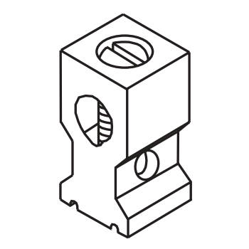 Square D AL30FD 14 to 6 AWG or 12 to 6 AWG Copper/Aluminum Circuit Breaker Mechanical Lug Kit