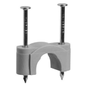 Sturgeon Bay ACMC-10 2-Nail Plastic Cable Strap, AC/MC (3/8" to 1/2" Dia.), Gray (50/Box)