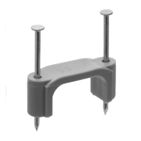 Product image for Sturgeon Bay RA-1760 2-Nail Plastic Cable Strap (#2 SEU), Gray (50/Box)