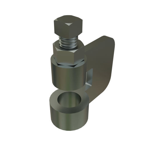 Product image for Unistrut P2895-37-EG 3/8" Beam Clamp, 3/4" max Flange Thickness, Electrogalvanized