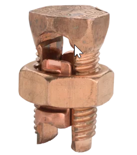 Product image for WBT GROUND BOLT COPPER SPLIT BOLT GROUNDING TRAY