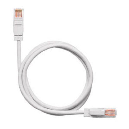 Product image for Wattstopper LMRJ-P15-W 24AWG 4pr Plenum Rated DLM Local Network Cable, 15ft Length, RJ45 Connectors, White Jacketed